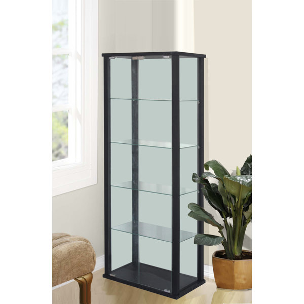 Ebern Designs Annzley Floor Standing Curio & Reviews Wayfair